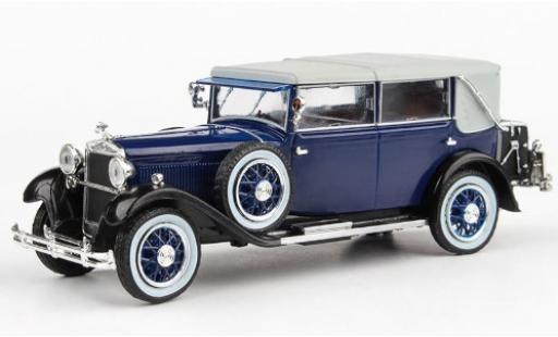 Diecast model cars Skoda 860 Base blue/black RHD 1932 ferm&Atilde;&copy; hood 1/43 Abrex