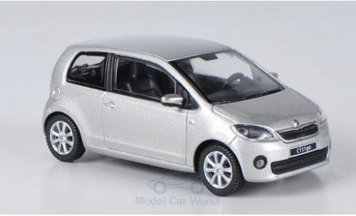 Diecast model cars Skoda Citigo 3 portes metallic grey 2012 3-T&Atilde;&frac14;rer 1/43 Abrex