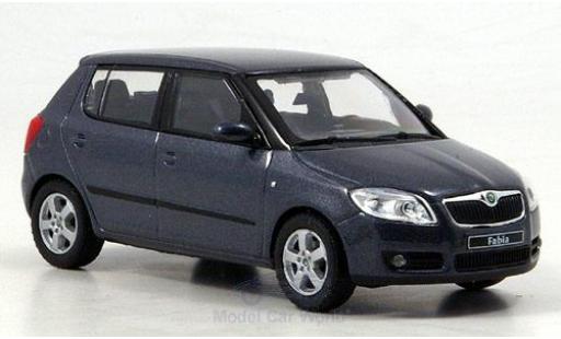 Diecast model cars Skoda Fabia Base II metallic anthracite 2006 1/43 Abrex