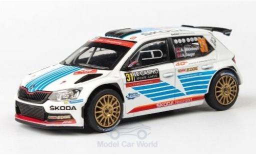Diecast model cars Skoda Fabia R5 III No.31 Rally WM Rally Monte Carlo 2017 A.Mikkelsen/A.Jaeger 1/43 Abrex