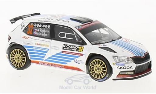 Diecast model cars Skoda Fabia R5 III No.32 Rally WM Rally Monte Carlo 2017 J.Kopecky/P.Dresler 1/43 Abrex