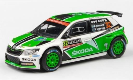 Diecast model cars Skoda Fabia R5 III No.32 Rally WM Rally Sweden 2016 P.Tidemand/J.Andersson 1/43 Abrex