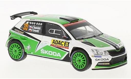 Diecast model cars Skoda Fabia R5 III No.35 Rally WM Rally Germany 2016 J.Kopecky/P.Dresler 1/43 Abrex