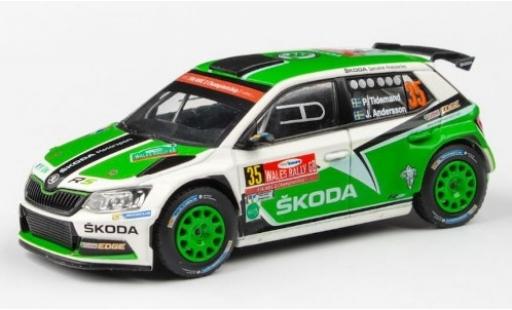 Diecast model cars Skoda Fabia R5 III No.35 Rally WM Rally Gro&Atilde;�britannien 2016 P.Tidemand/J.Andersson 1/43 Abrex