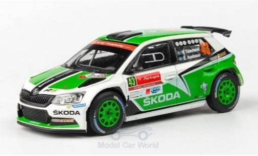 Diecast model cars Skoda Fabia R5 III No.43 Rally WM Rally Portugal 2015 P.Tidemand/E.Axelsson 1/43 Abrex