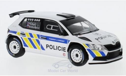 Diecast model cars Skoda Fabia R5 III Policie (CZ) 2015 1/43 Abrex