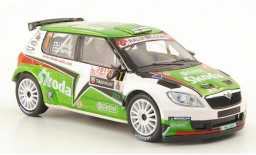 Diecast model cars Skoda Fabia S2000 No.1 Rally Monte-Carlo 2011 1/43 Abrex