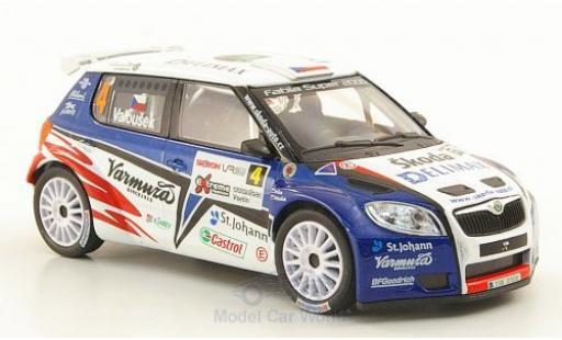 Diecast model cars Skoda Fabia S2000 No.4 Delimax Rally Valasska 2010 1/43 Abrex