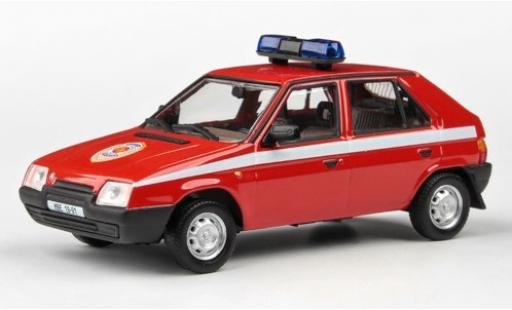 Diecast model cars Skoda Favorit Livree Officielle 136L Hasici (CZ) 1988 pompiers 1/43 Abrex