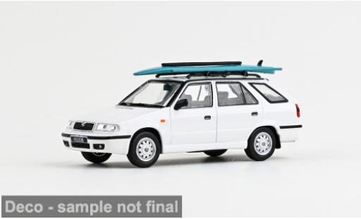 Diecast model cars Skoda Felicia FL Combi white 1998 1/43 Abrex