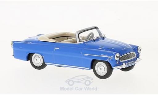 Diecast model cars Skoda Felicia Roadster blue 1963 1/43 Abrex