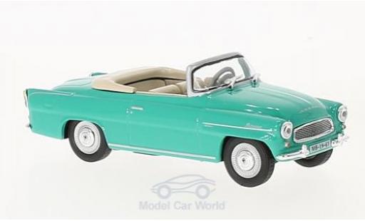 Diecast model cars Skoda Felicia Roadster turquoise 1963 1/43 Abrex