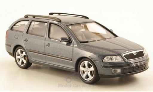 Diecast model cars Skoda Octavia Combi metallic grey 2004 1/43 Abrex