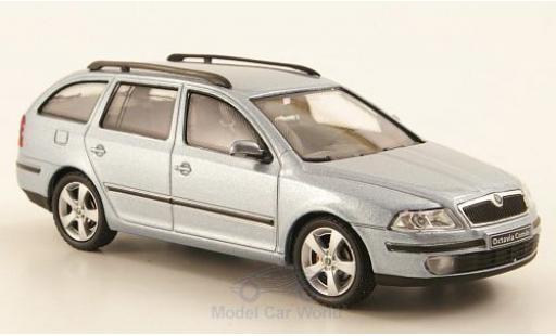 Diecast model cars Skoda Octavia Combi metallic blue 2004 1/43 Abrex