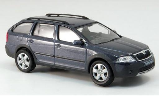 Diecast model cars Skoda Octavia Combi Scout metallic grey 1/43 Abrex
