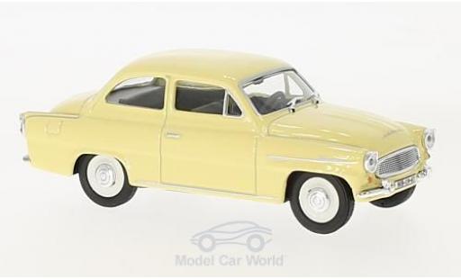 Diecast model cars Skoda Octavia Base yellow 1963 1/43 Abrex
