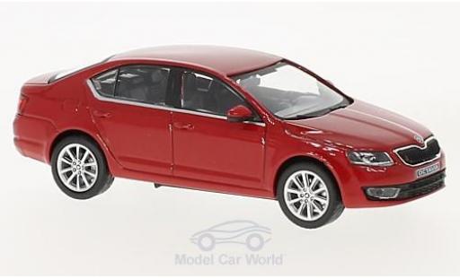 Diecast model cars Skoda Octavia Base III red 2012 1/43 Abrex