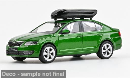 Diecast model cars Skoda Octavia Base III green 2012 1/43 Abrex