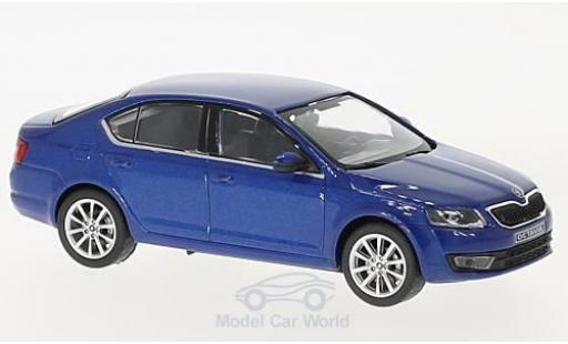 Diecast model cars Skoda Octavia Base III metallic blue 2012 1/43 Abrex