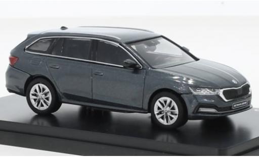 Diecast model cars Skoda Octavia Combi IV metallise grey 2020 1/43 Abrex