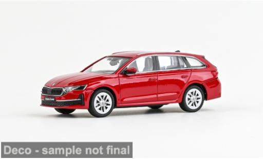 Diecast model cars Skoda Octavia FL IV red 2024 1/43 Abrex