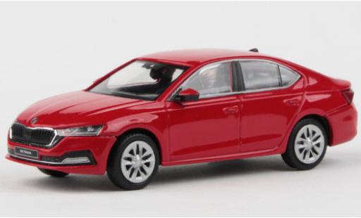 Diecast model cars Skoda Octavia Base IV red 2020 1/43 Abrex