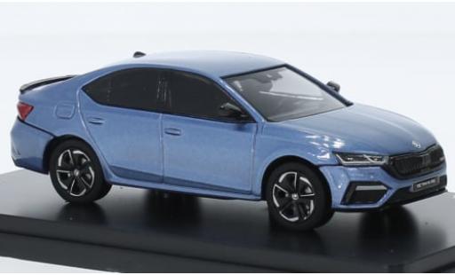 Diecast model cars Skoda Octavia RS IV metallise blue 2020 1/43 Abrex