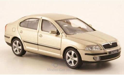 Diecast model cars Skoda Octavia Base metallic beige 1/43 Abrex