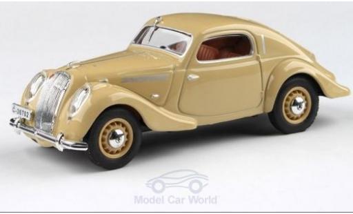Diecast model cars Skoda Popular Sport Monte Carlo beige RHD 1937 1/43 Abrex