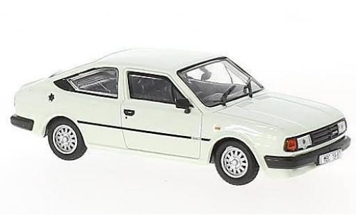 Diecast model cars Skoda Rapid 136 white RHD 1987 1/43 Abrex
