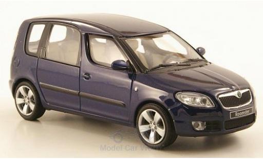 Diecast model cars Skoda Roomster Base metallic blue 2006 1/43 Abrex