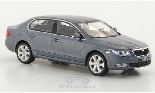 Diecast model cars Skoda Superb Base II metallic grey 1/43 Abrex