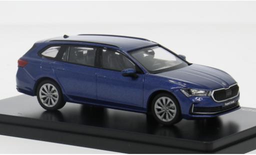 Diecast model cars Skoda Superb Base IV blue 2024 1/43 Abrex