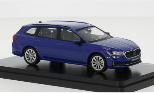 Diecast model cars Skoda Superb Base VI blue 2023 1/43 Abrex