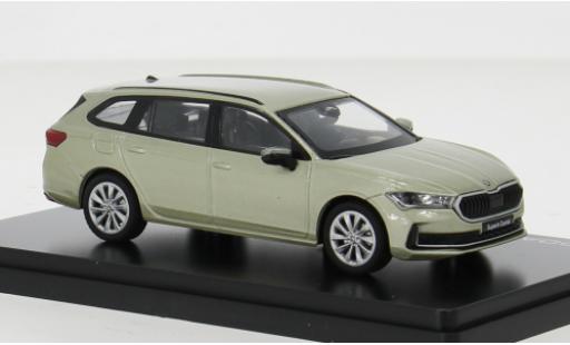Diecast model cars Skoda Superb Base VI yellow 2023 1/43 Abrex