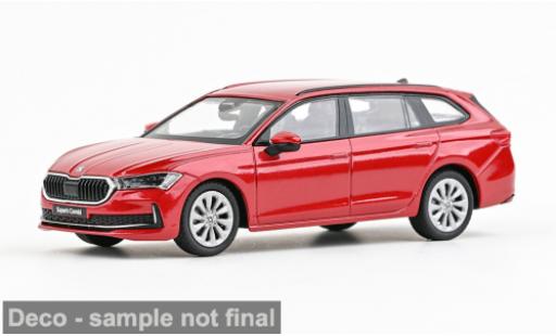 Diecast model cars Skoda Superb Base VI red 2023 1/43 Abrex