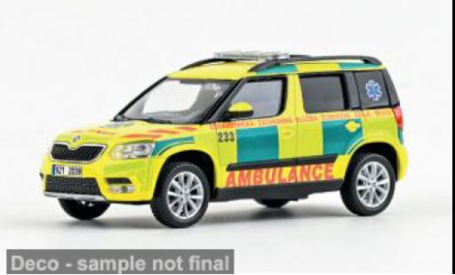 Diecast model cars Skoda Yeti FL 2013 EMS Of Zlin Region #233 1/43 Abrex