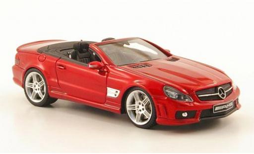 Diecast model cars Mercedes SL AMG SL65 red ouverts/es toit 1/43 Absolute Hot