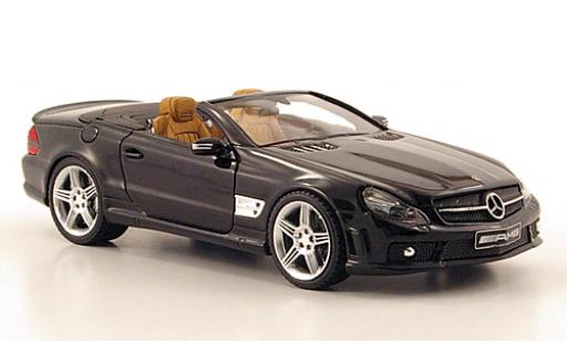 Diecast model cars Mercedes SL AMG SL65 black ouverts/es toit 1/43 Absolute Hot