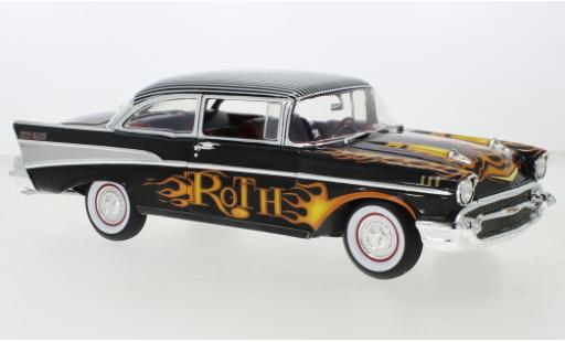 Diecast model cars Chevrolet Bel Air Coupe black/D&Atilde;&copy;corer Big Daddy Ed Roth 1957 1/18 ACME