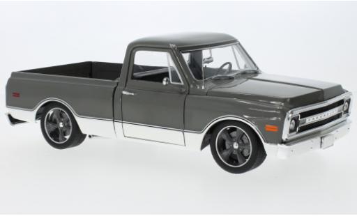 Diecast model cars Chevrolet C-10 Pickup Douane LS-10 black/d 1969 1/18 ACME