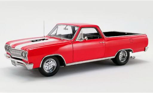 Diecast model cars Chevrolet El Camino tuning Drag Outlaw red/white 1965 1/18 ACME
