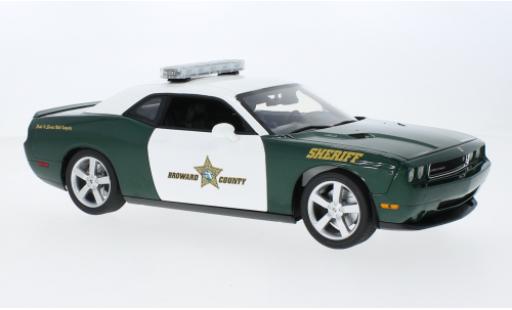 Diecast model cars Dodge Challenger police R/T Broward County Sheriff 2009 1/18 ACME
