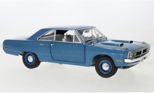 Diecast model cars Dodge Dart Swinger metallise blue 1970 1/18 ACME