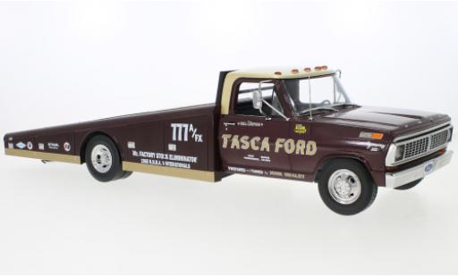Diecast model cars Ford F-350 Ramp Truck brown/gold Tasca 1970 1/18 ACME