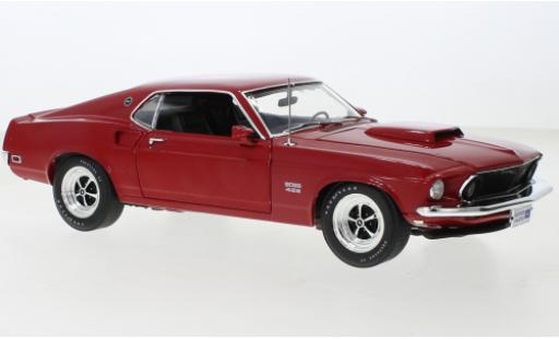 Diecast model cars Ford Mustang Boss 429 metallise red 1969 1/18 ACME