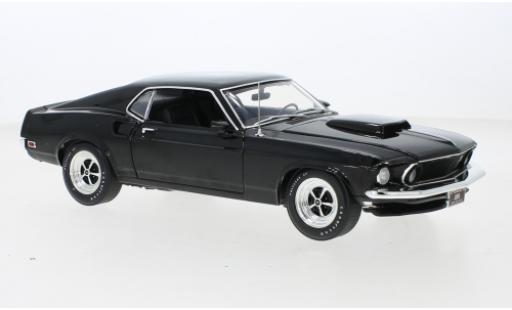 Diecast model cars Ford Mustang Boss 429 black Job #1 1969 1/18 ACME