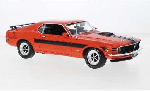 Diecast model cars Ford Mustang Mach 1 Sidewinder red 1970 1/18 ACME