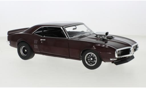 Diecast model cars Pontiac Firebird 1968 metallise red Drag Outlaws 1/18 ACME