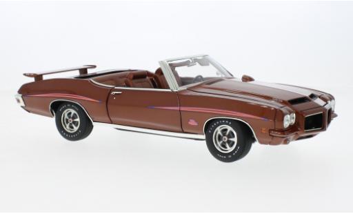Diecast model cars Pontiac GTO The Judge Convertible brun 1971 1/18 ACME